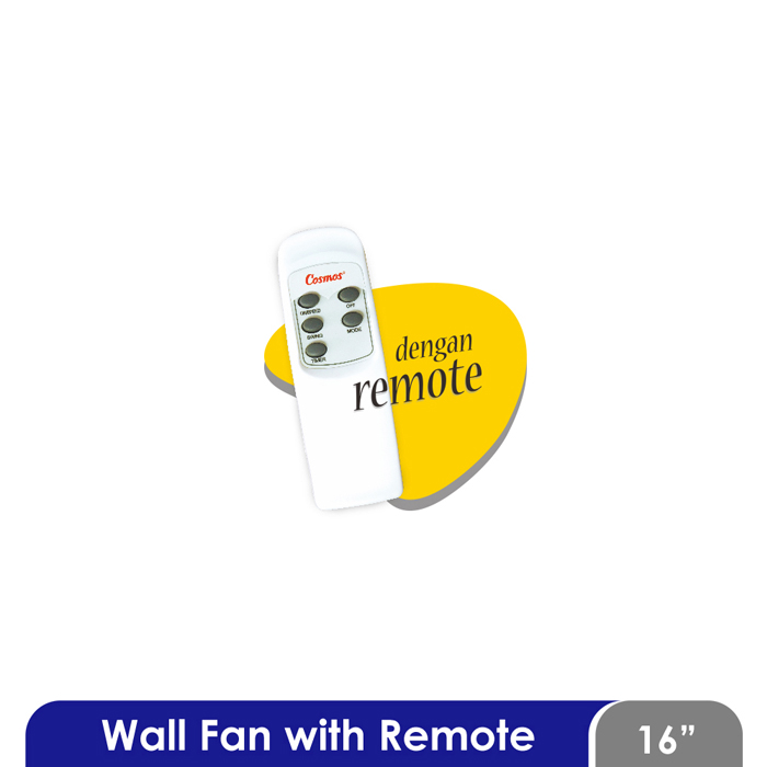 Cosmos Wall Fan Kipas Angin Dinding 16 Inch - 16WFGR | 16-WFGR